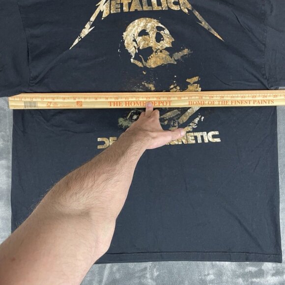 Vintage Anvil Metallica Band T Shirt Men’s Size 2XL Skull Death Magnetic Album - Picture 7 of 8